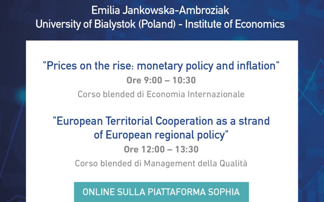 Seminario Economia Internazionale e Management della Qualità